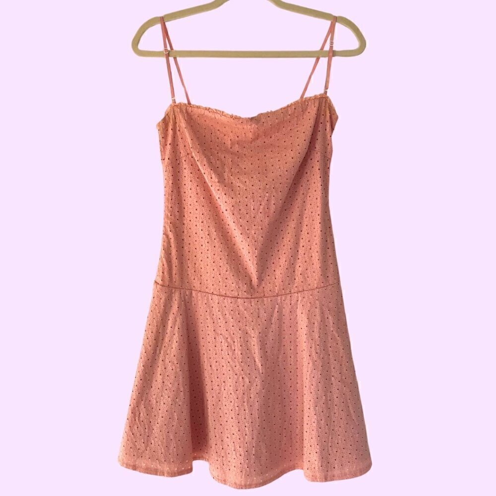 Hot Sauce Pink Spaghetti Strap Dress - Size Medium